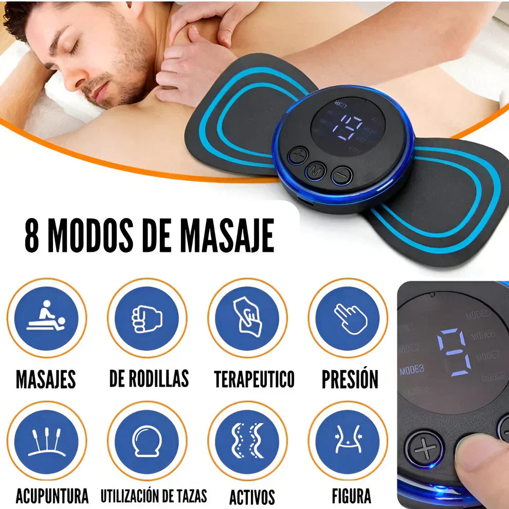 MINI MULTIMASAJEADOR ESTIMULADOR DE CUERPO + ENVIO GRATIS+🎁